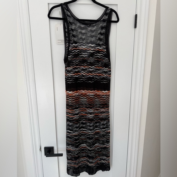 Missoni NWT Zigzag Knit Dress / Swim Cover-Up | Italian 48 | Resort Beachwear - Picture 4 of 7